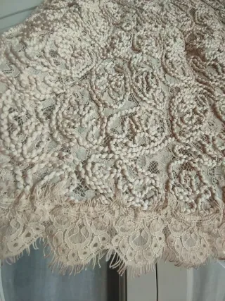 Blusa Zara Encaje Rosa Talla L