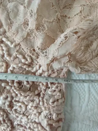 Blusa Zara Encaje Rosa Talla L