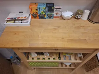 Camarera GRANDE de madera robusta excelente estado