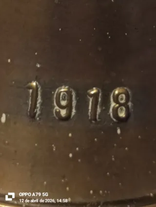Campana de bronce coleccionista 1918