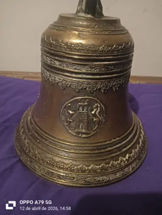 Campana de bronce coleccionista 1918
