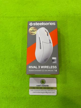 Ratón SteelSeries Rival 3 Wireless Blanco