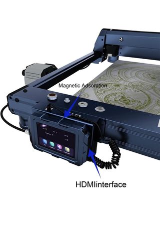 NUEVA! Pantalla tactil LONGER B1 grabadora laser