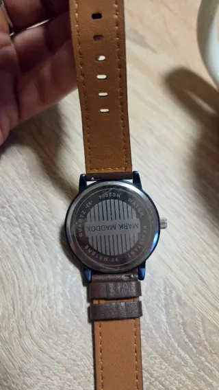 Reloj Mark Maddox Correa Marrón Esfera Beige