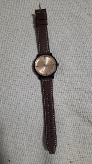 Reloj Mark Maddox Correa Marrón Esfera Beige