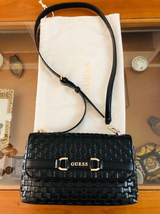 Bolso bandolera Guess piel trenzado