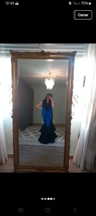 Traje Flamenca Negro a Medida (No negociable)