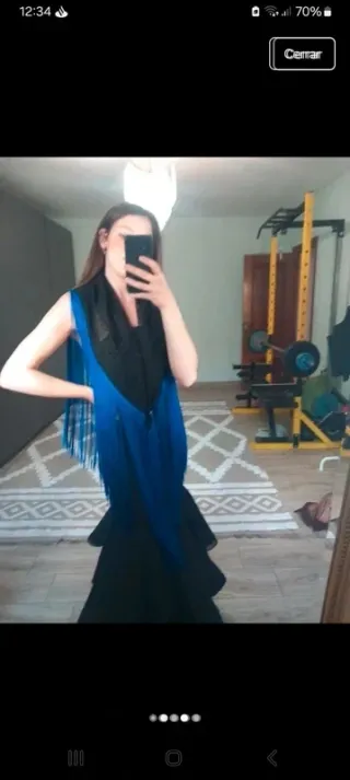 Traje Flamenca Negro a Medida (No negociable)