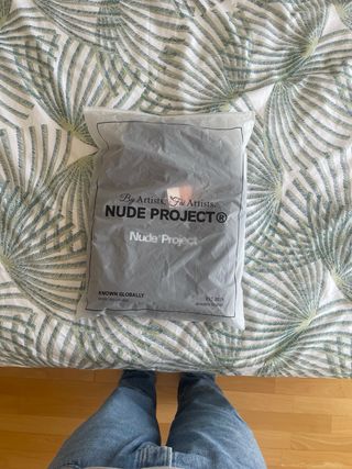 Sudadera Nude Project Negra Rosas Talla M