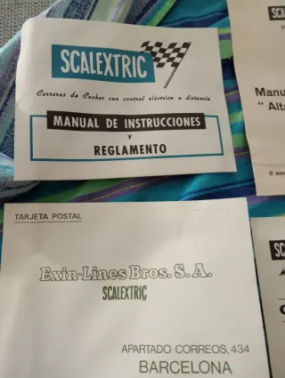 Documentación Scalextric Años 60