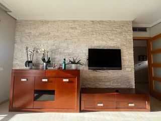 Mueble TV madera 160cm 4 cajones