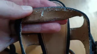 Sandalias tacón Pull&Bear negras talla 39