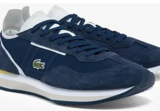 Zapatillas Lacoste Azul y Blanco