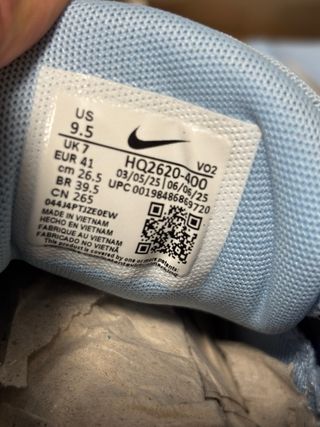 Nike Metcon 10 Talla 41 Azul/Plata