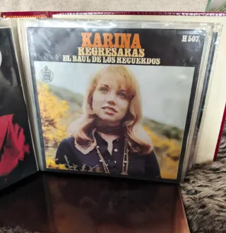 Lote vinilos 7” (90+) Raphael, Sinatra, karina