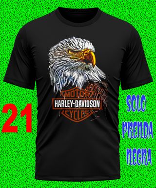 3 - HARLEY DAVIDSON CAMISETA MOTO CUSTOM TEXTALLA