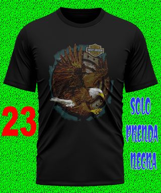 3 - HARLEY DAVIDSON CAMISETA MOTO CUSTOM TEXTALLA