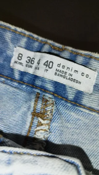 Shorts vaqueros denim mujer - Talla 36