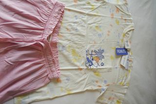 Women'secret Pijama corto verano algodón blanco y