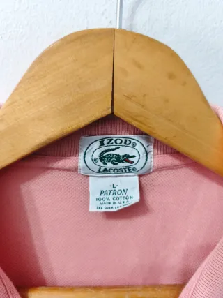 Polo rosa Lacoste hombre Talla L