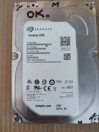 Disco Duro Seagate 1TB SATA