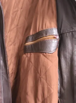 Chaquetón de cuero caballero talla 56/58