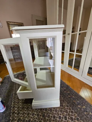 Vetrinetta in legno stile shabby