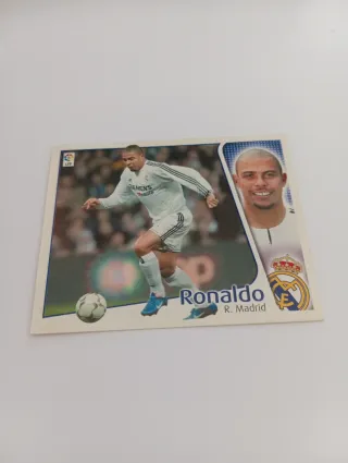 Cromo Ronaldo Real Madrid Liga Este 2004-05