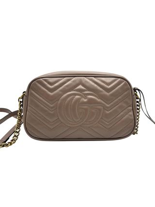 Borsa Gucci Marmont Pelle Beige/Rosa