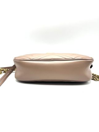Borsa Gucci Marmont Pelle Beige/Rosa