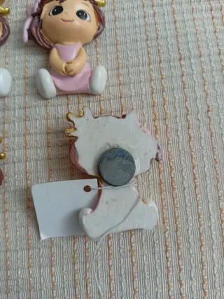 Magneti Bambina Principessa Rosa (9 Pezzi)