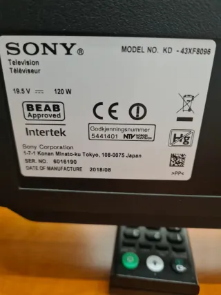 Sony Bravia 43 4K HDR Android TV