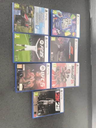 Lote 7 Juegos PS5: infantiles deportes