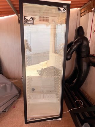 Nevera expositora cristal