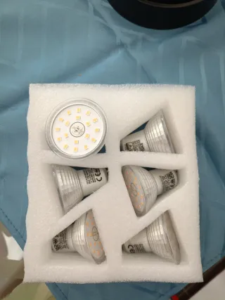 Foco LED GU10 EACLL 6W 770lm Blanco Cálido