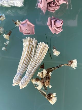 Flores y Cuerda para Manualidades