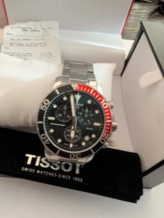 Reloj Tissot Seastar Cronógrafo Negro