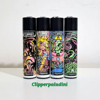 Accendini Clipper Set 4 Pezzi