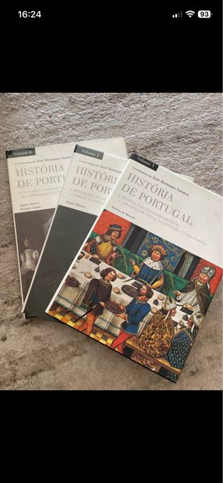 Coleção de livros da História de Portugal