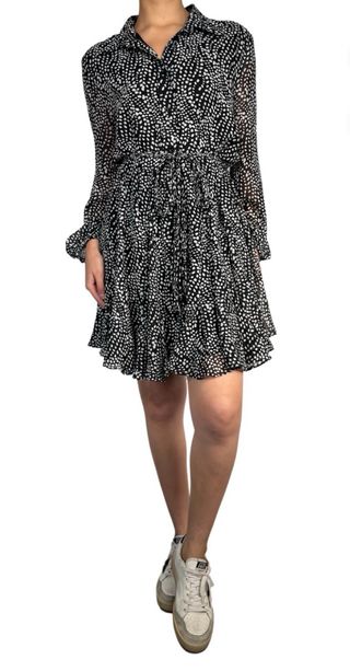 Vestido Zara Estampado Puntos M