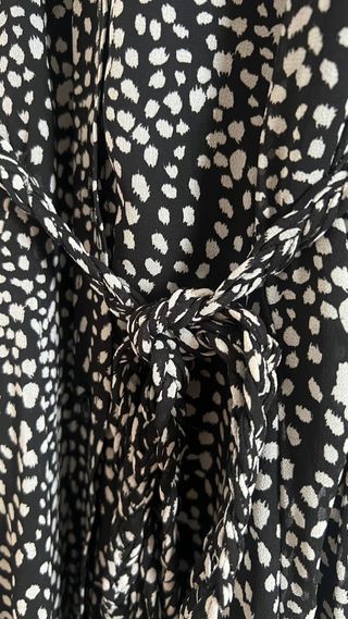 Vestido Zara Estampado Puntos M