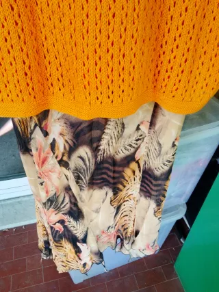 Completo gonna e maglia ai ferri " nuovo "