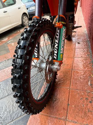 KTM 525 SX Motocross Naranja y Blanca