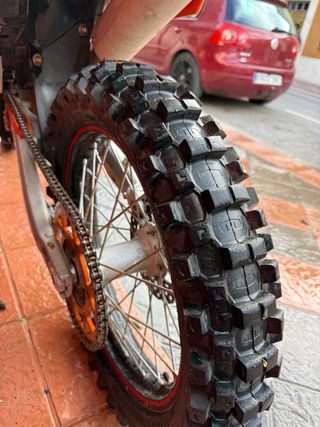 KTM 525 SX Motocross Naranja y Blanca