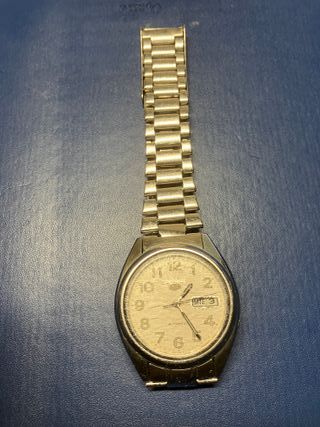 Reloj Seiko Automático Vintage Plata Blanco