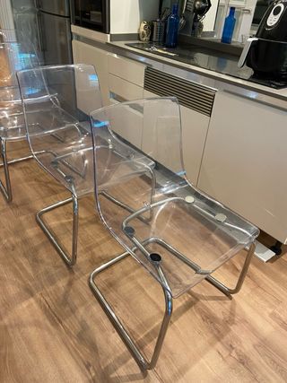 Sillas Tobias Ikea Metacrilato (4 unidades)