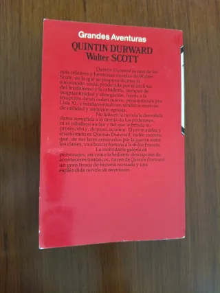 Libro Grandes Aventuras Quintín Durward II