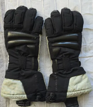 Guantes BMW Moto Negro y Beige