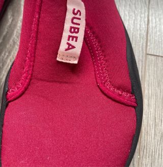 Botas de agua SUBEA rosas y rojas