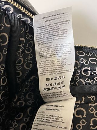 Zaino Guess trapuntato nero